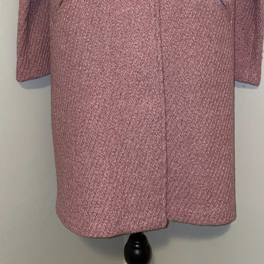 LIKE NEW Christian Siriano New York Wool Blend Knee Length Jacket - Picture 6 of 10